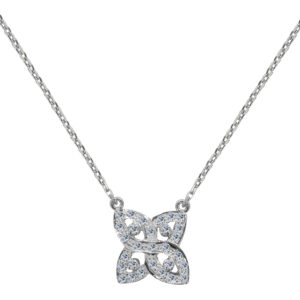 Chantal Palladium Diamond Pendant D-7092